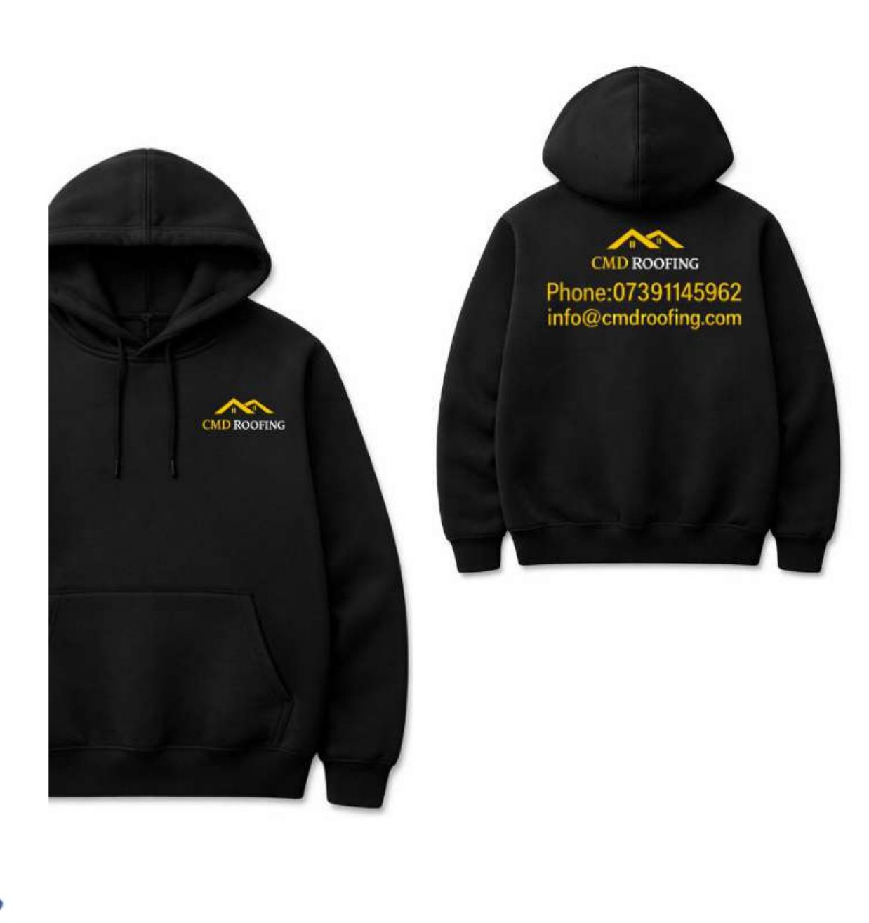CMD Roofing workwear hoodies