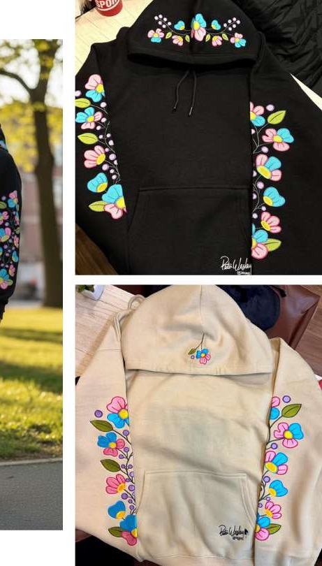 Peter Wesley Designs embroidered hoodie